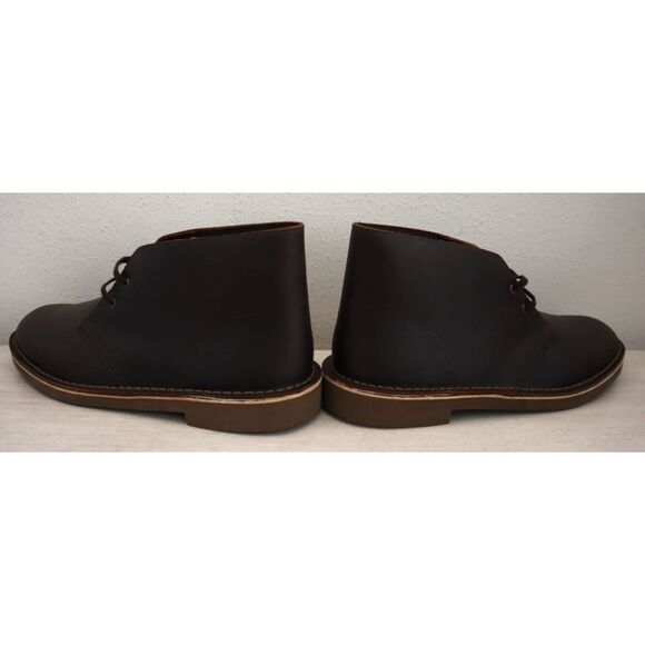 Clarks 26034135 Men's Sz 10.5M Dark Brown Leather Bushacre 2 Chukka Boots - Picture 11 of 15